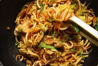 Savory Vegetarian Yaki Udon Stir-Fry