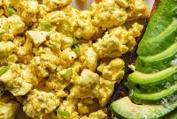 Velvety Tofu Egg Scramble