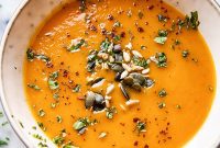 Zingy Sweet Potato Carrot Soup