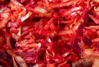 Bacon Infused Cabbage and Beet Medley