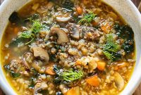 Hearty Mushroom Buckwheat Stew