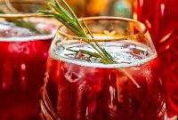 Crimson Christmas Margarita Punch