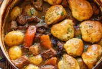 Savory Beef Stew with Pillowy Dumplings