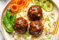 Sticky Sweet Teriyaki Meatballs