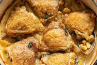 Glorious Forty-Clove Garlic Chicken