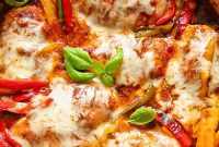 Sweet Pepper Marinara Chicken Bake