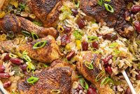 Jamaican One-Pot Wonder: Chicken, Rice and Peas