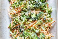 Creamy Dill Broccoli Slaw