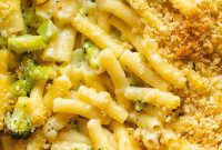 Golden Broccoli Mac and Cheese Bake