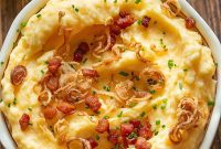 Decadent Loaded Mash with Crispy Shallots and Pancetta