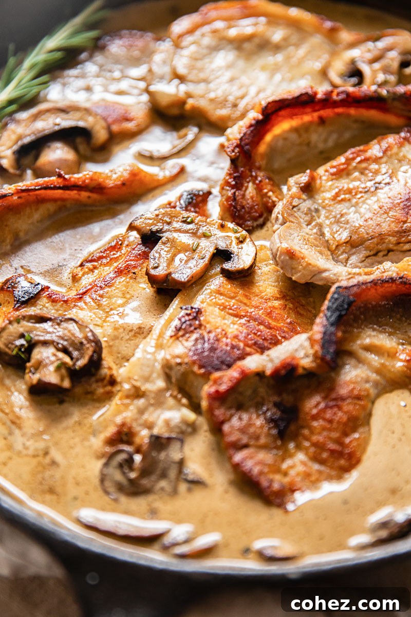 pork loin steaks in cream sauce