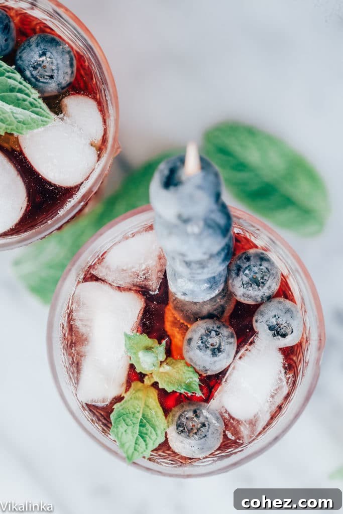 The simple ingredients for Vermouth Cassis – vermouth, creme de cassis, and club soda – ready to be mixed.
