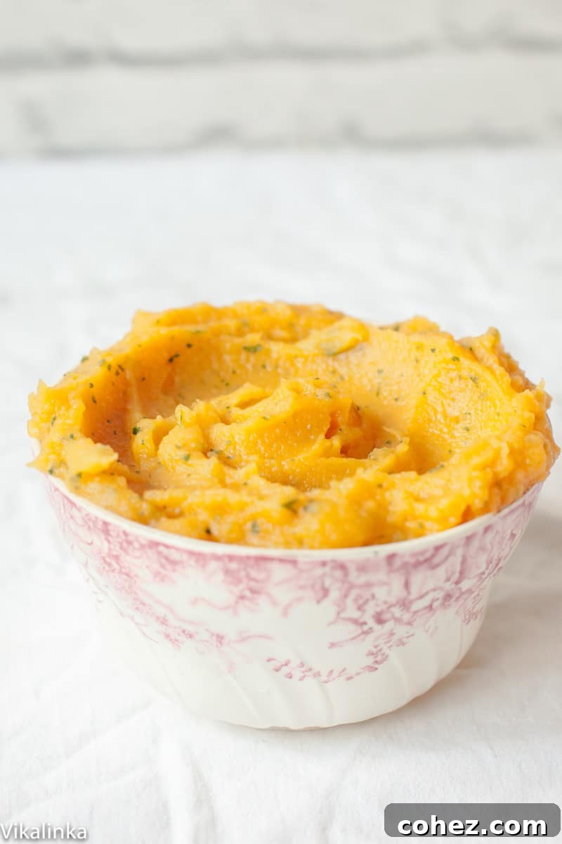 Light, fluffy and sweet this root vegetable mash is a brilliantly nutritious side dish!