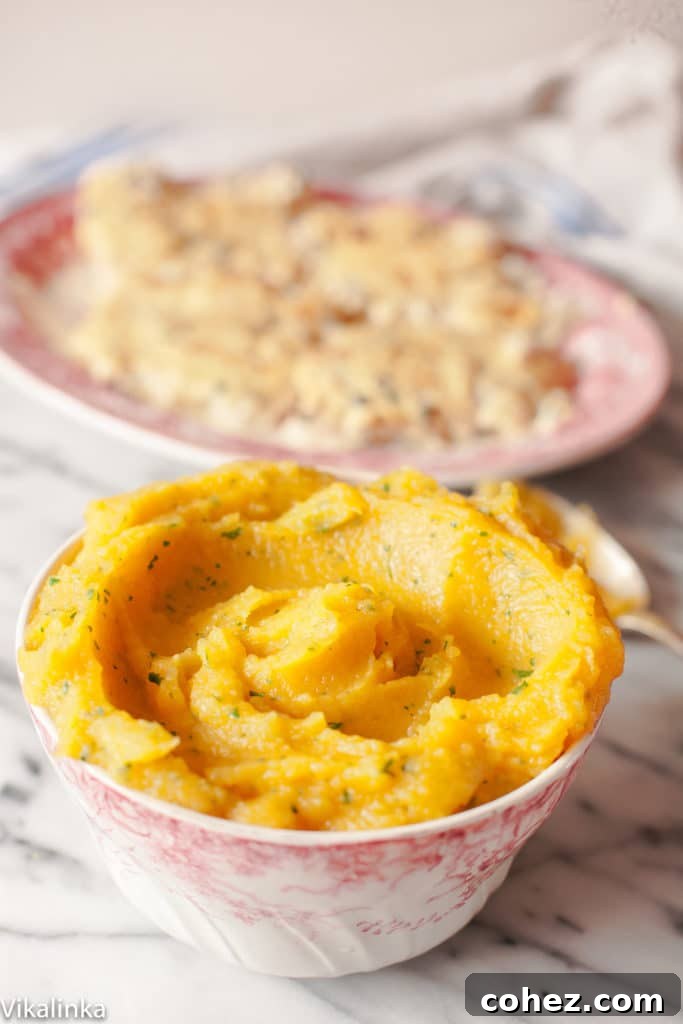 Light, fluffy and sweet this root vegetable mash is a brilliantly nutritious side dish!