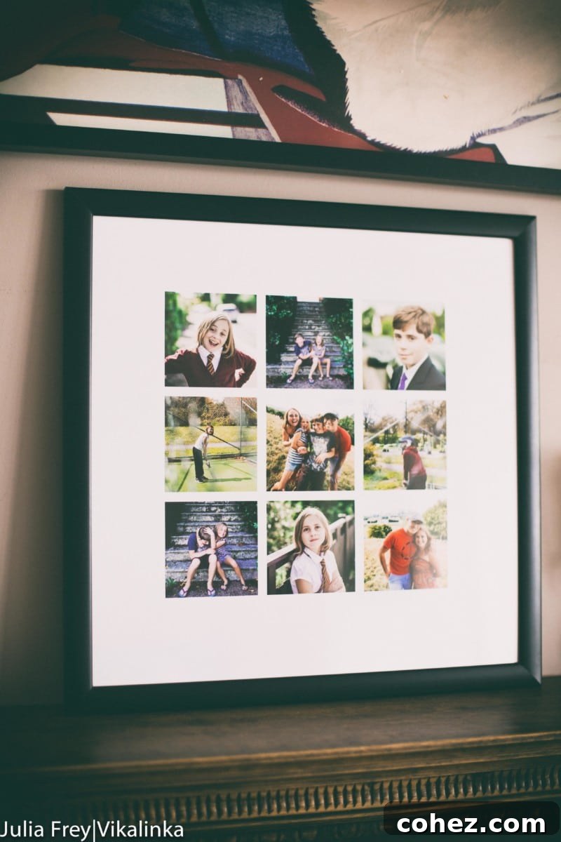Cheerz Big Square Poster: Personalized Photo Wall Art