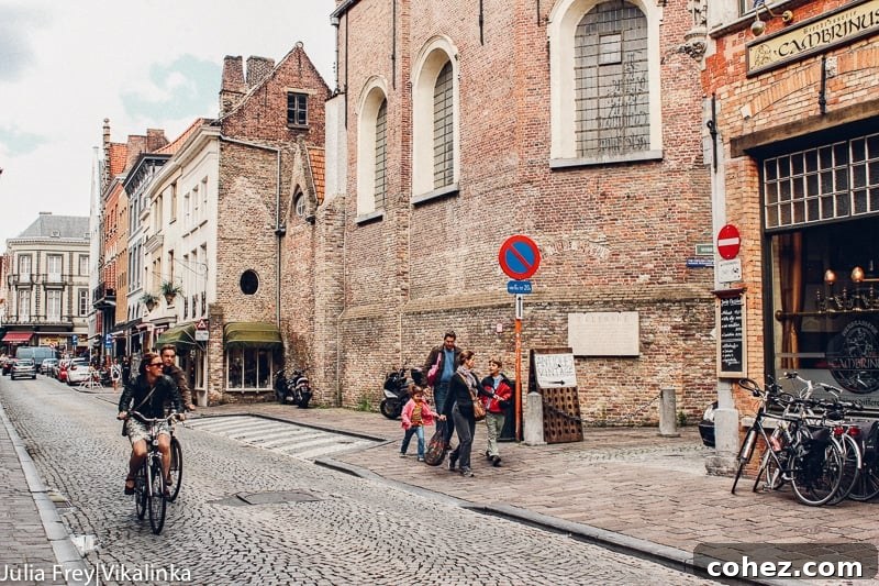 Charming Bruges alleyway