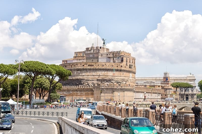Castel Sant’Angelo - Historic Fortress on the Tiber River, Rome