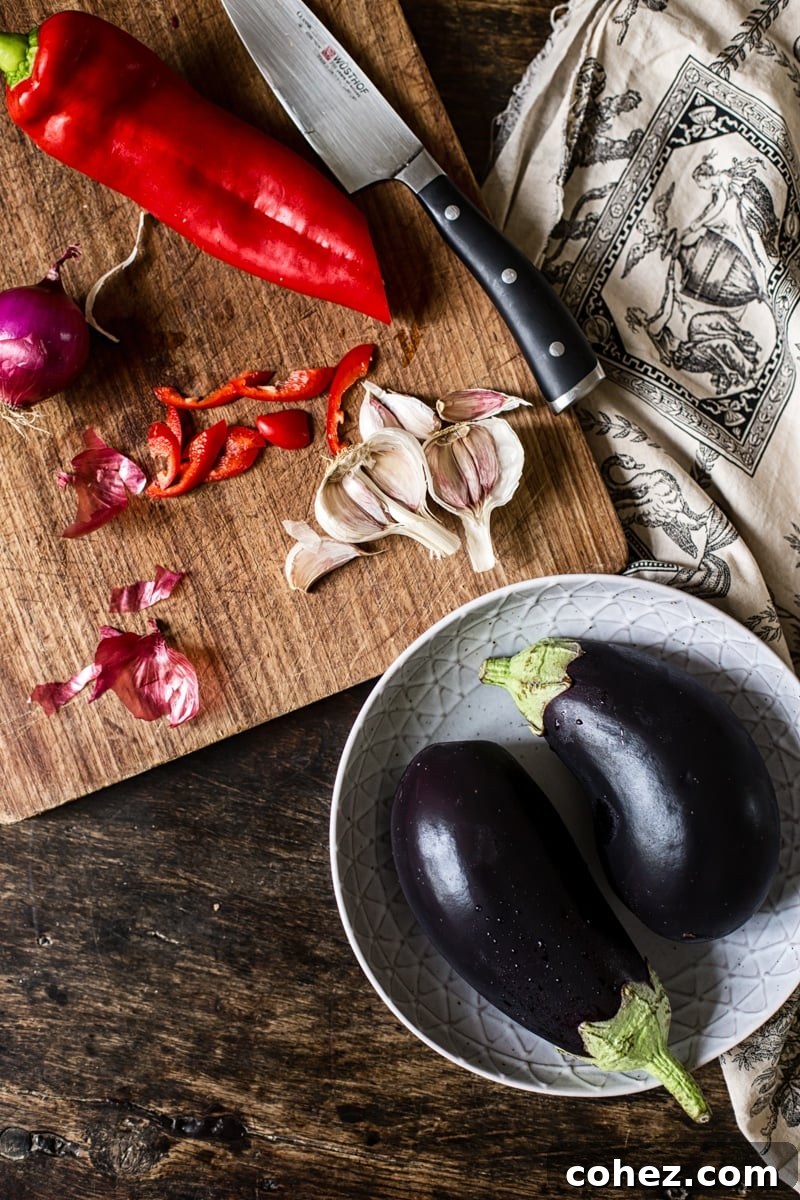 ingredients on a wood background from the top down