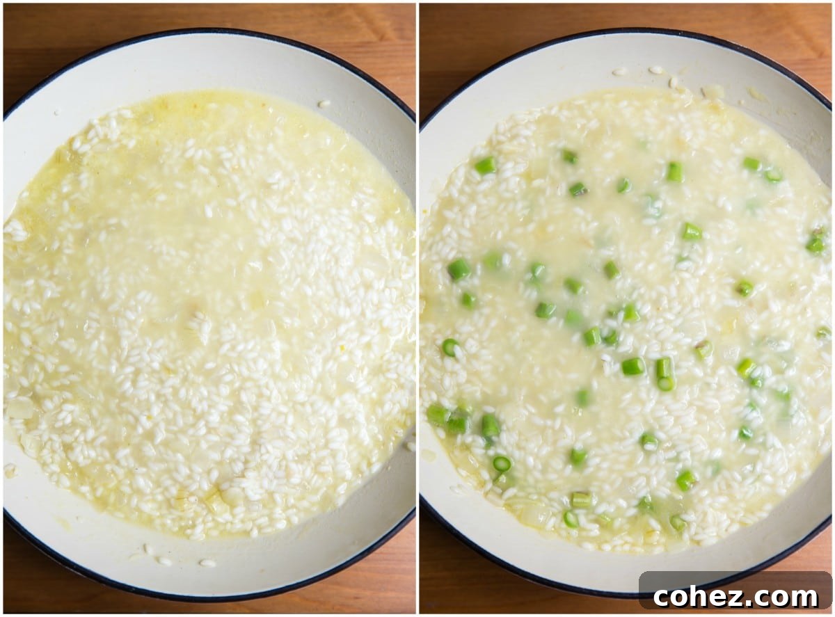 Spring Asparagus Risotto