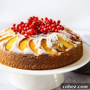 cake on a stand