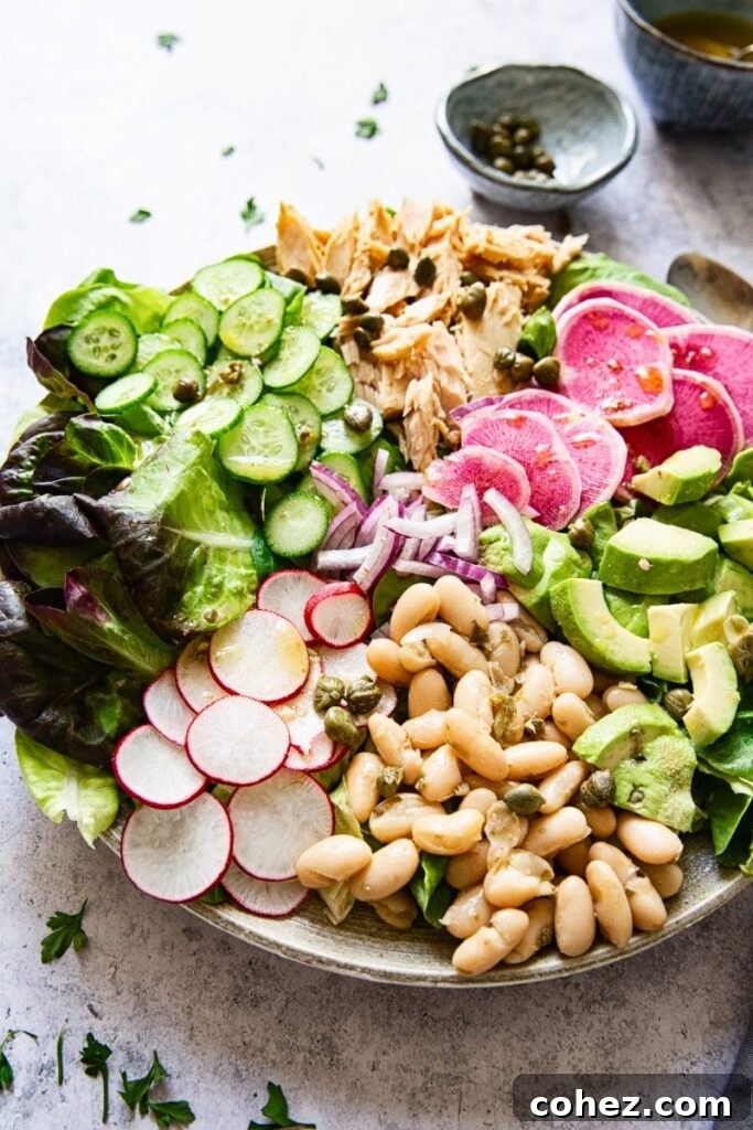 Healthy Tuna Salad in a bowl