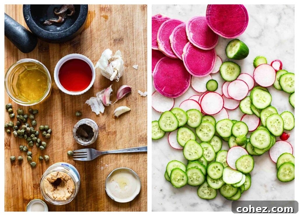 Italian tuna salad ingredients