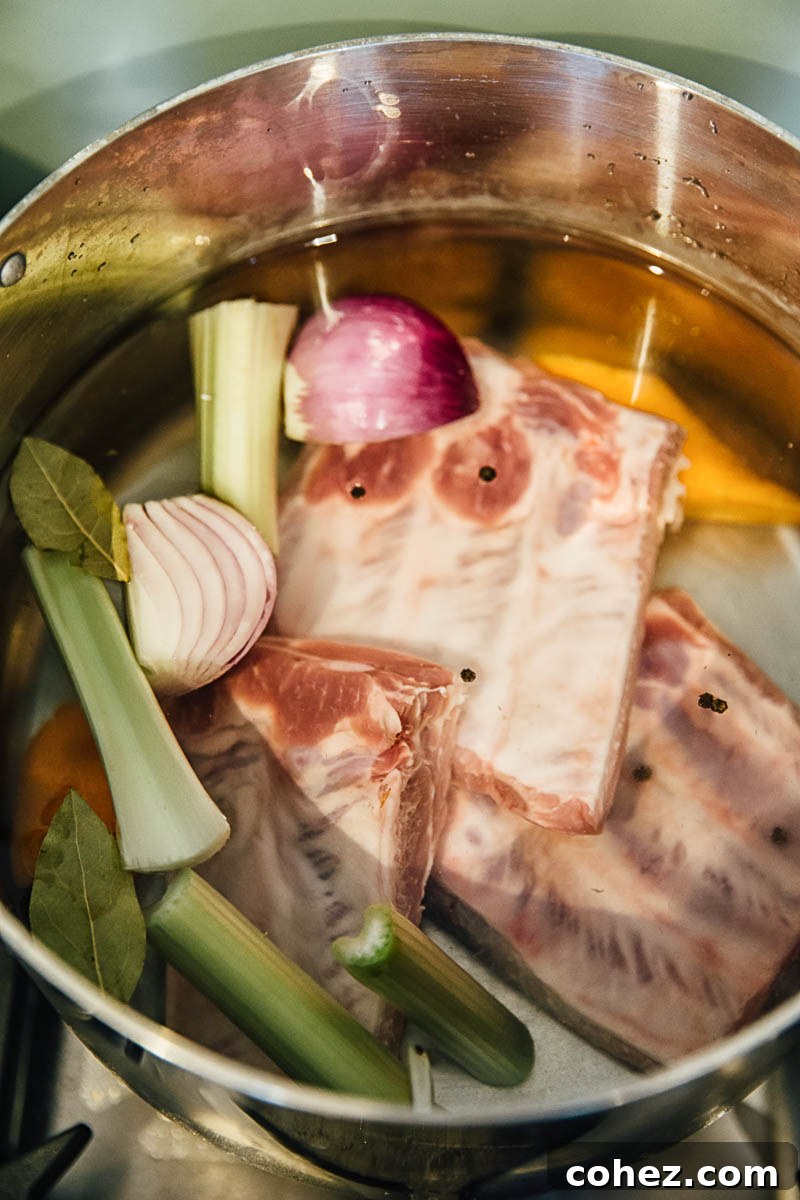 Stock pot for borscht