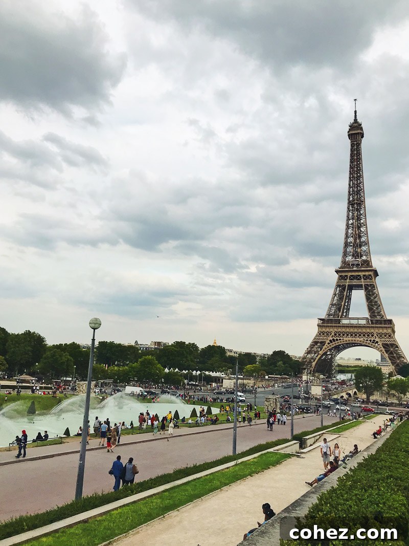 View of the Eiffel Tower