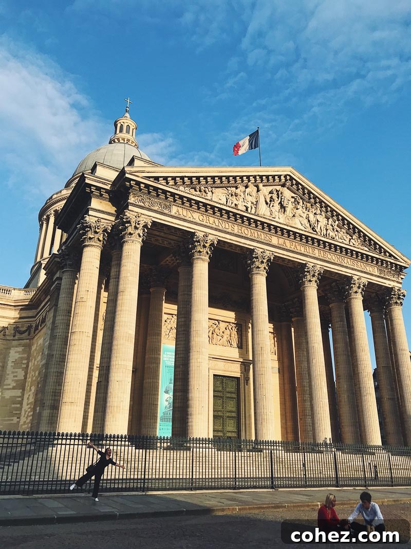 View of the Panthéon in the Latin Quarter