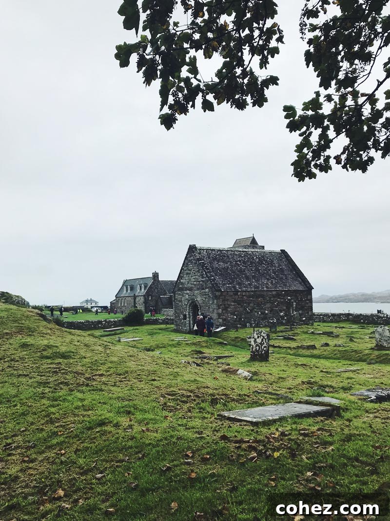 Mull: Where Scotland's Beauty Unfolds 4 Historic Iona Abbey on the Isle of Iona, Scotland