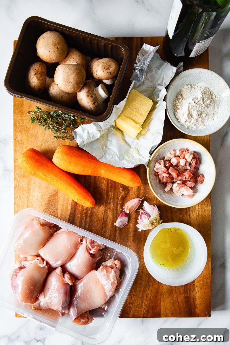 Instant Pot Coq Au Vin: French Flavor in a Flash 3 Chicken stew ingredients
