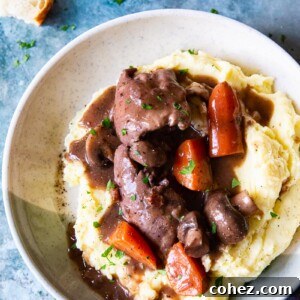 Instant Pot Coq Au Vin: French Flavor in a Flash 8 Instant Pot Coq au Vin over mashed potatoes in a bowl