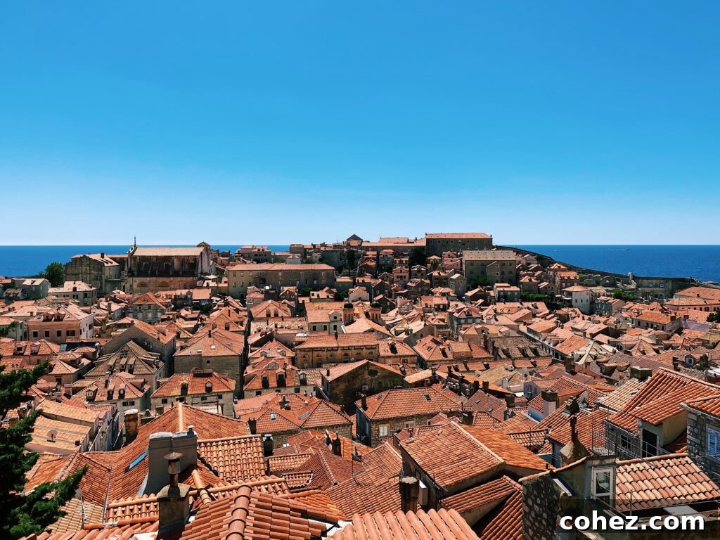 View of the old city from the city walls