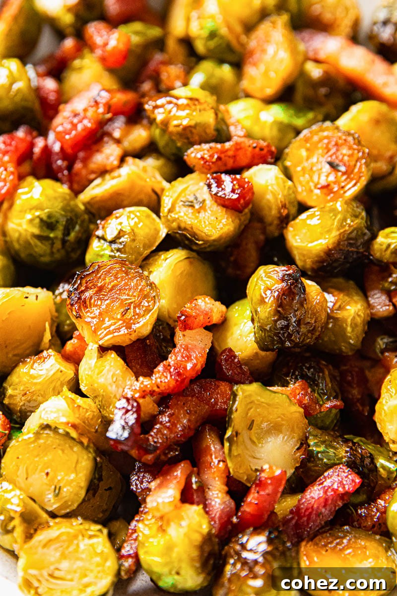 close up view showing bacon on top