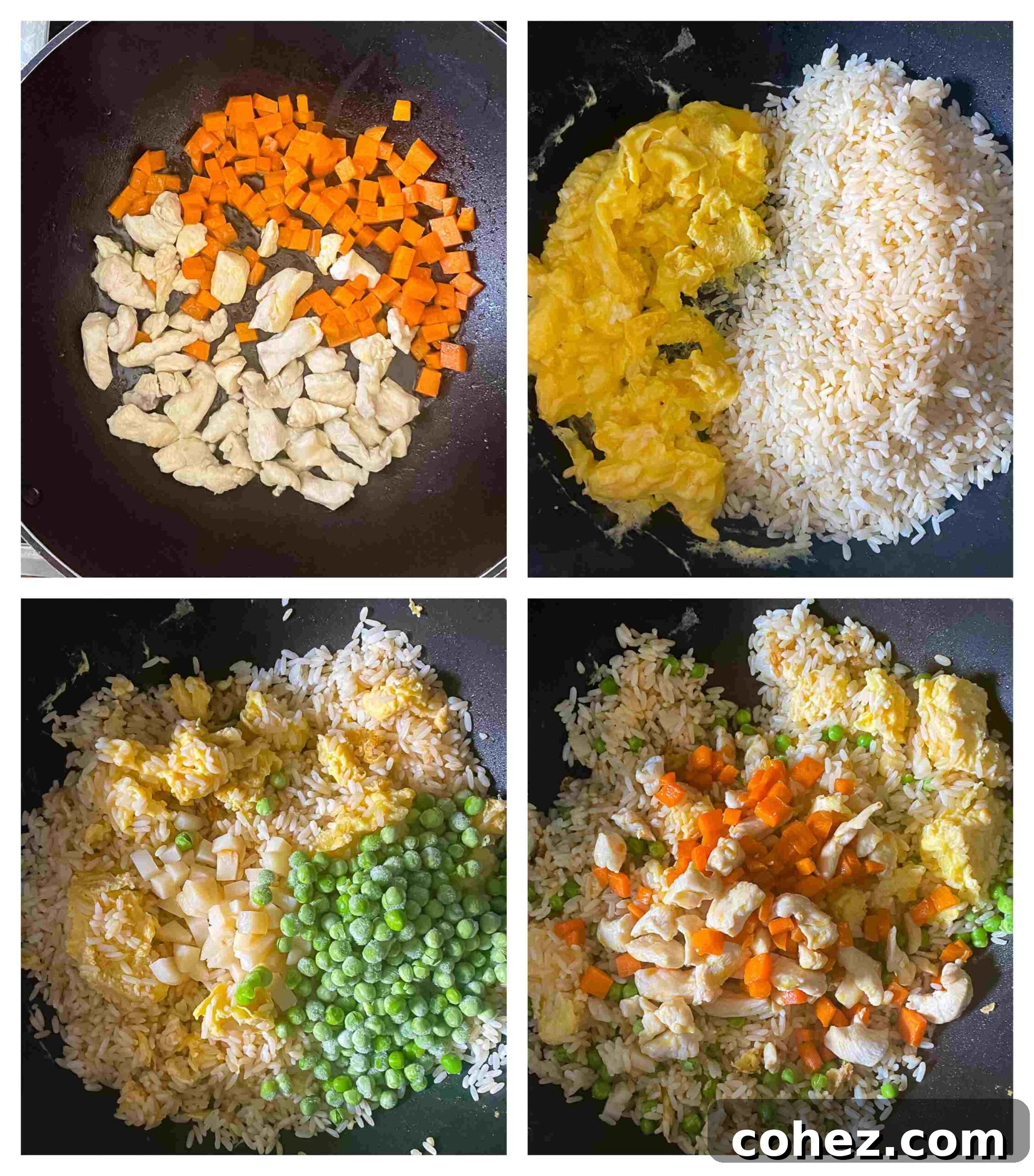 Ultimate Wok-Fired Chicken Rice 5 chicken fried rice process imafes