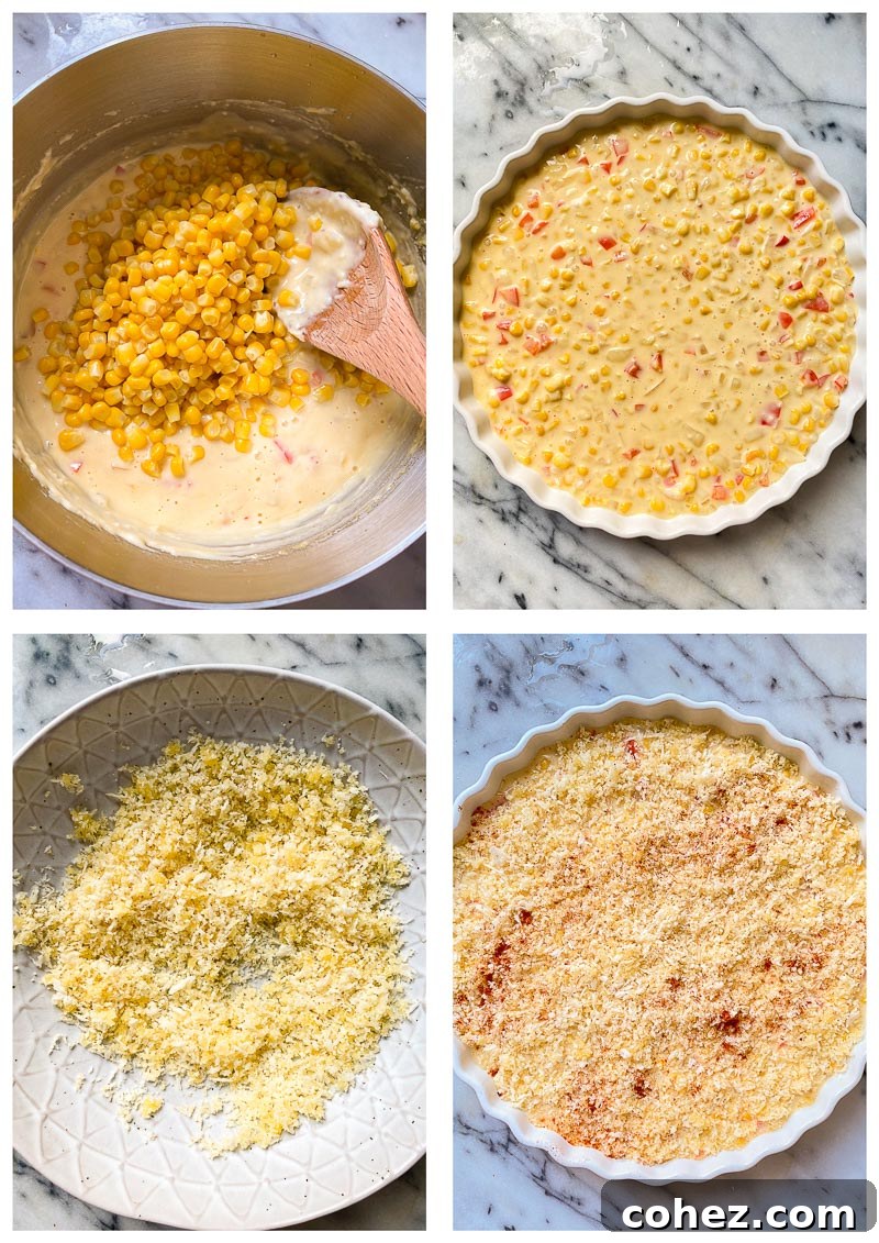 scalloped corn recipe process images part 2