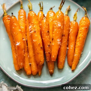 maple glazed roasted carrots