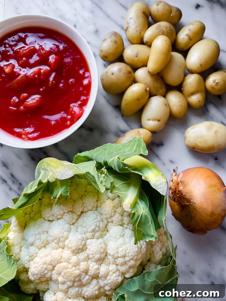 ingredients on a table