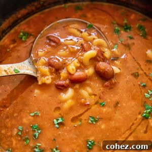 Pasta e Fagioli - A rustic Italian bean and pasta soup