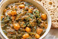 Smoky Andalusian Chickpeas and Spinach