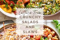 Crunchy Summer Salads and Slaws Without Lettuce