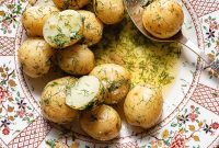 Garlic Butter New Potatoes with Dill