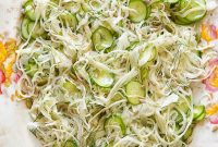 Crisp Cabbage and Cucumber Summer Salad
