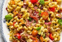 Classic Italian Pasta Salad with Fresh Herbs and Veggies